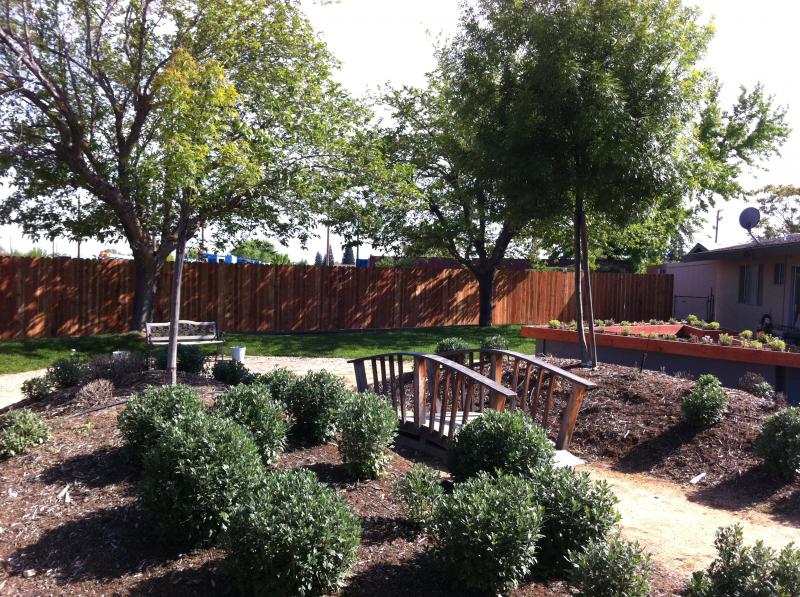 The Rehab Park lets patients enjoy outdoor therapy.